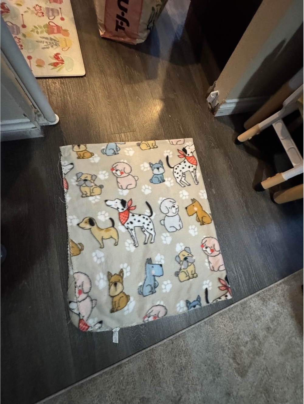 Mainstays Dogs in Scarves Fleece Throw Blanket 50x60
